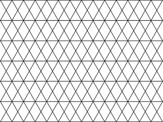 Seamless vector pattern of triangles . Black and white triangles background. 
