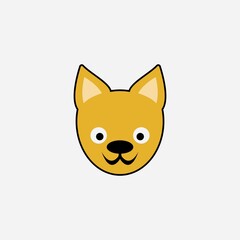 Fototapeta na wymiar dog vector illustration design icon logo
