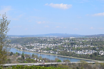 Blick über Koblenz