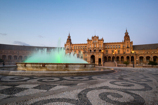 The Plaza de Espana in Seville