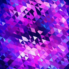 Fototapeta premium Abstract image with texture of light, triangles.