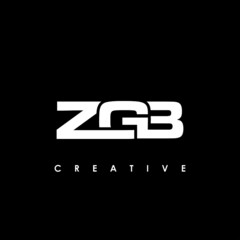 ZGB Letter Initial Logo Design Template Vector Illustration