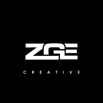 ZGE Letter Initial Logo Design Template Vector Illustration