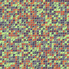 Abstract Geometric Pattern generative computational art illustration