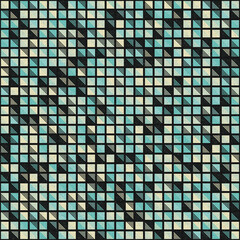 Fototapeta premium Abstract Geometric Pattern generative computational art illustration