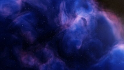 Fototapeta premium nebula gas cloud in deep outer space, colorful space background with stars