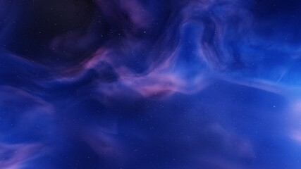 Fototapeta na wymiar nebula gas cloud in deep outer space, colorful space background with stars