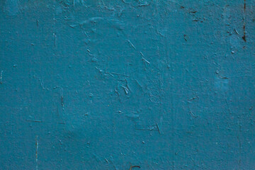 Abstract dirty blue stucco plaster wall background. Grunge cement concrete wall texture