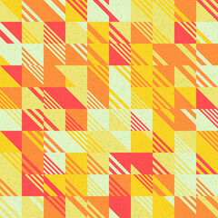 Abstract Geometric Pattern generative computational art illustration