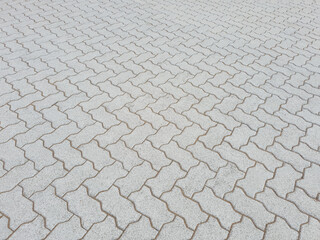 Interlocking concrete paver tiles
