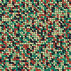 Fototapeta premium Abstract Geometric Pattern generative computational art illustration