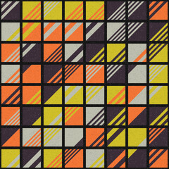 Abstract Geometric Pattern generative computational art illustration