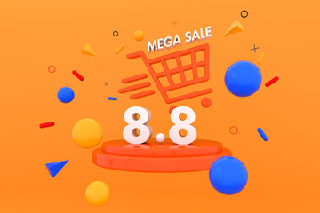 8.8 mega sale