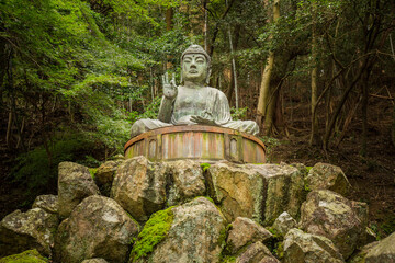 Shoshazan Engyo-ji Engyoji Temple, Mount Shosha. Famous Japanese Buddhist Temple, Japan.