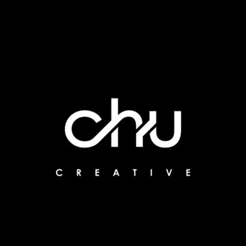 CHU Letter Initial Logo Design Template Vector Illustration