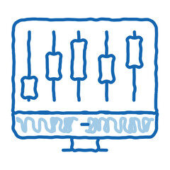 computer circuit sales purchase icon vector illustration