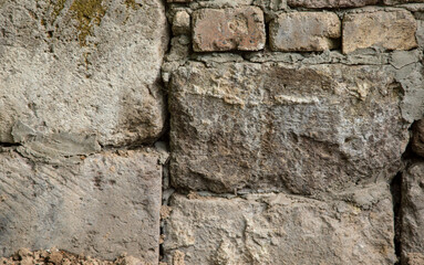 Texture of a stone wall