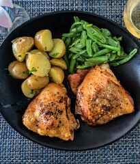 roast chicken thighs