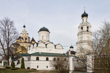 Fototapeta na wymiar Annunciation monastery. The Holy Annunciation diocesan Kirzhach monastery was founded by St. Sergius of Radonezh in 1358