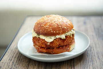 fresh tasty burger