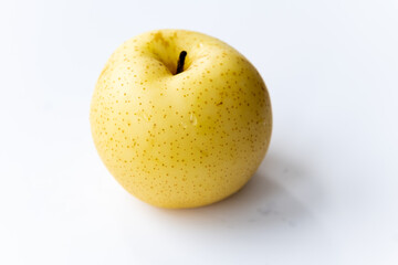 A Korean pear isolated on white
