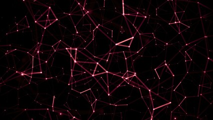 Obraz premium Abstract Plexus Technology Science And Engineering