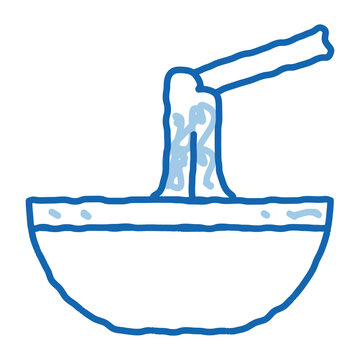 blue bowl pouring liquid clip art preview
