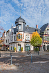 Fototapeta premium Emisch-Haus, one of the mansion houses in Lichterfelde West in Berlin, Germany