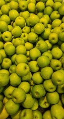 green mangogreen apples stack in market for salees for sale in market