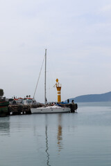 fishing boat in the harbor