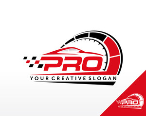 Sport Car Logo. Automotive, Car Showroom, Car Dealer Logo Design Vector