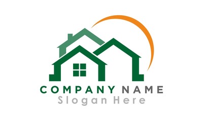 real estate residential home logo