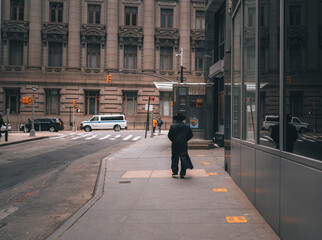 people walking on the street New York City 