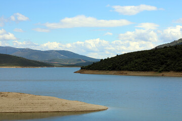 Shore of the Atazar Reservoir 
