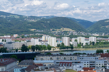 Naklejka premium Dächer von Linz