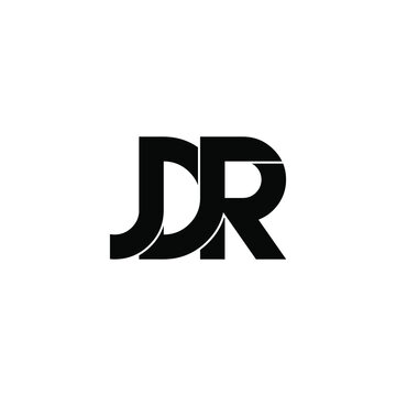 jdr letter original monogram logo design