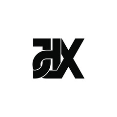 jdx letter original monogram logo design