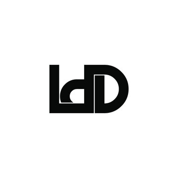 ldd letter original monogram logo design