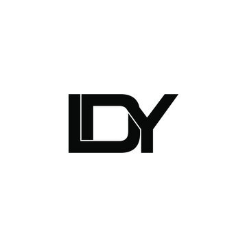 ldy letter original monogram logo design