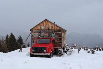 lift in the mountains