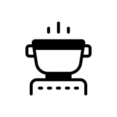 Hot Spa Water Vector Solid Icon. Beauty and SPA symbol EPS 10 FIle