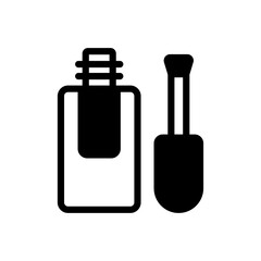 Lip Gloss Vector Solid Icon. Beauty and SPA symbol EPS 10 FIle