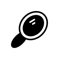 Fairy Mirror Vector Solid Icon. Beauty and SPA symbol EPS 10 FIle