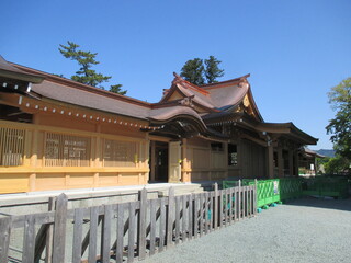 熊本地震から５年、今なお再建中の阿蘇神社