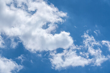 Obraz premium 青空と雲