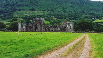 Fototapeta na wymiar abandoned monastery 