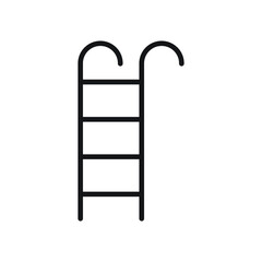 Ladder icon design isolate on white background
