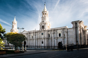Fototapeta na wymiar Catedral de Arequipa, Perú 