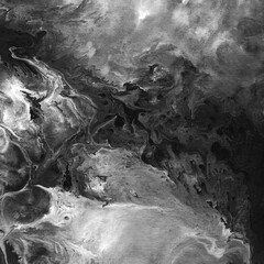 illustration, texture, brush, paint, acrylic, streaks, pattern, dark background for design, canvas, material, abstract, black, white, gray, monochrome, artist, print, surface, old, dirty, paper,