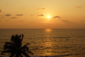 スリランカ・ニゴンボの夕焼け